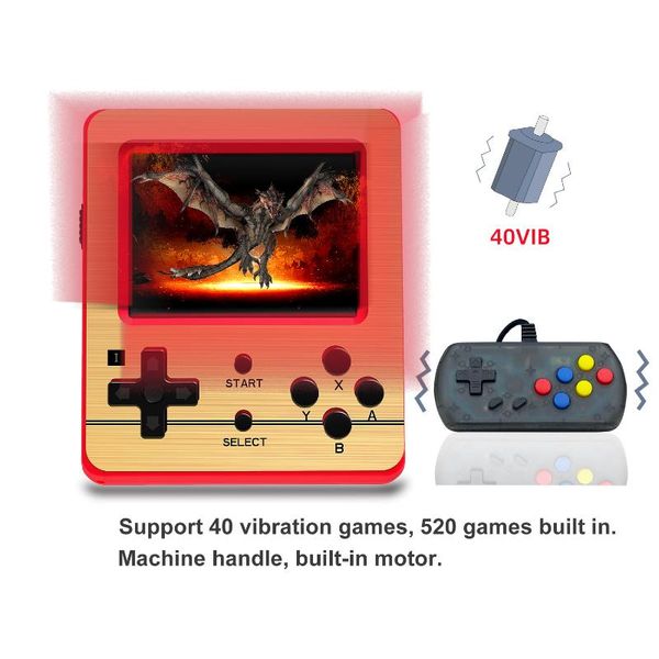 xmas video game retro games 520 600mah battery handheld console 3.0 inch player for child portable players
xmas video game retro games 520 600mah battery handheld console 3.0 inch player for child portable players