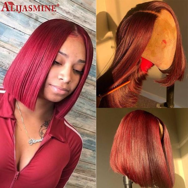 lace wigs 180% density bob straight burgundy front for women 99j human hair brazilian pre plucked, Black;brown
lace wigs 180% density bob straight burgundy front for women 99j human hair brazilian pre plucked, Black;brown