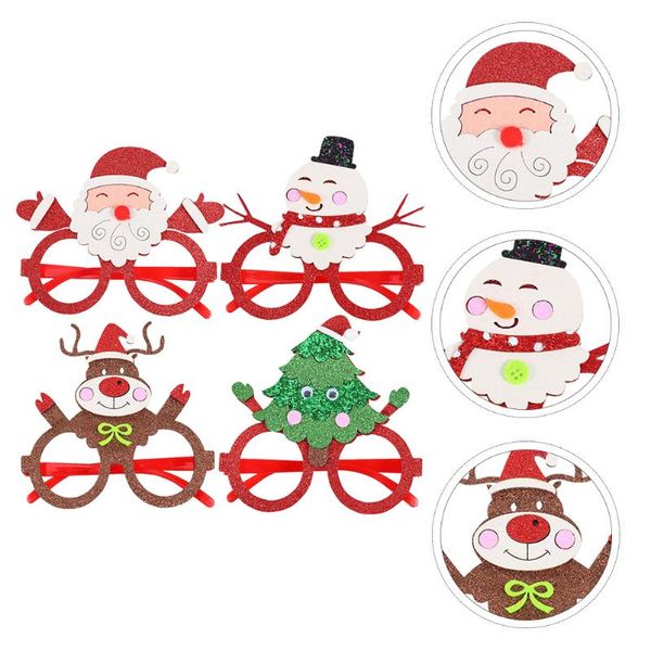 christmas decorations 4pcs decorative santa claus pattern glasses ornaments for festival party
christmas decorations 4pcs decorative santa claus pattern glasses ornaments for festival party