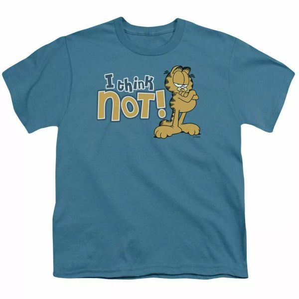 Garfield I Think Not Kids Youth T Shirt Licensed Christmas TV Comic Tee Slate, White;black
Garfield I Think Not Kids Youth T Shirt Licensed Christmas TV Comic Tee Slate, White;black