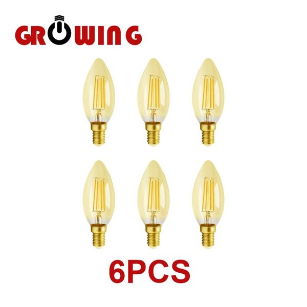 other lighting bulbs & tubes 6pcs/lot filament bulb c35 4w retro edison e14 bombillas 220v-240v vintage lamp 2700k home decoration
other lighting bulbs & tubes 6pcs/lot filament bulb c35 4w retro edison e14 bombillas 220v-240v vintage lamp 2700k home decoration