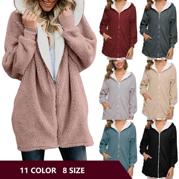women's hoodies & sweatshirts coats women clothes 2021 fashion solid female outwear autumn winter zipper basic jackets sudadera mujer, Black
women's hoodies & sweatshirts coats women clothes 2021 fashion solid female outwear autumn winter zipper basic jackets sudadera mujer, Black