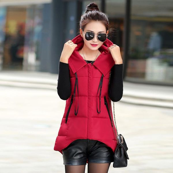 women's vests autumn winter vest women waistcoat 2021 female sleeveless jacket hooded warm long colete feminino plus size 4xl, Black;white
women's vests autumn winter vest women waistcoat 2021 female sleeveless jacket hooded warm long colete feminino plus size 4xl, Black;white