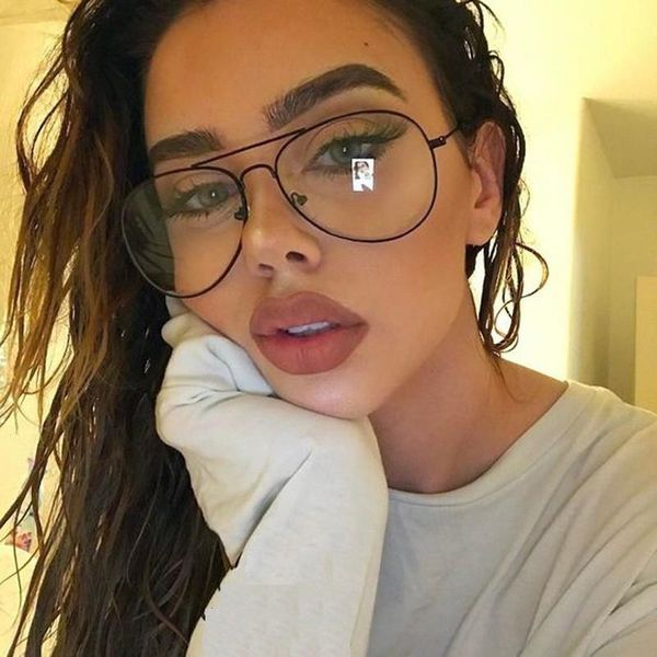 classic clear glasses gold frame vintage sunglass women men optical eyeglasses transparent oculos de grau fashion sunglasses frames, Black
classic clear glasses gold frame vintage sunglass women men optical eyeglasses transparent oculos de grau fashion sunglasses frames, Black