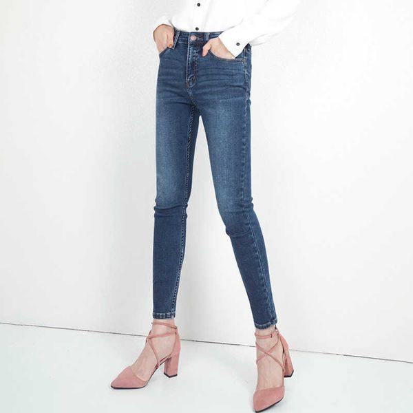women's 2021 jeans high waist slim korean elastic leg jeans spring and summer four seasons, Blue
women's 2021 jeans high waist slim korean elastic leg jeans spring and summer four seasons, Blue