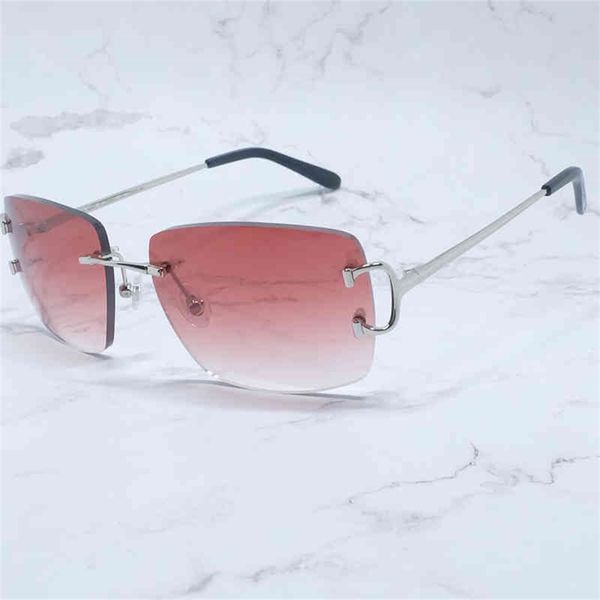 75% off online shop oversized es metal retro design rimless sun glasses wire customized cut adge trendy men sunglass, White;black
75% off online shop oversized es metal retro design rimless sun glasses wire customized cut adge trendy men sunglass, White;black