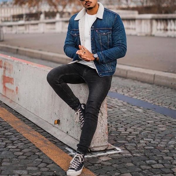 men's jackets 2021 big size 110kg stylish trendy clothes streetwear light blue denim for mens cashmere lamb coats black bomber cowboy, Black;brown
men's jackets 2021 big size 110kg stylish trendy clothes streetwear light blue denim for mens cashmere lamb coats black bomber cowboy, Black;brown