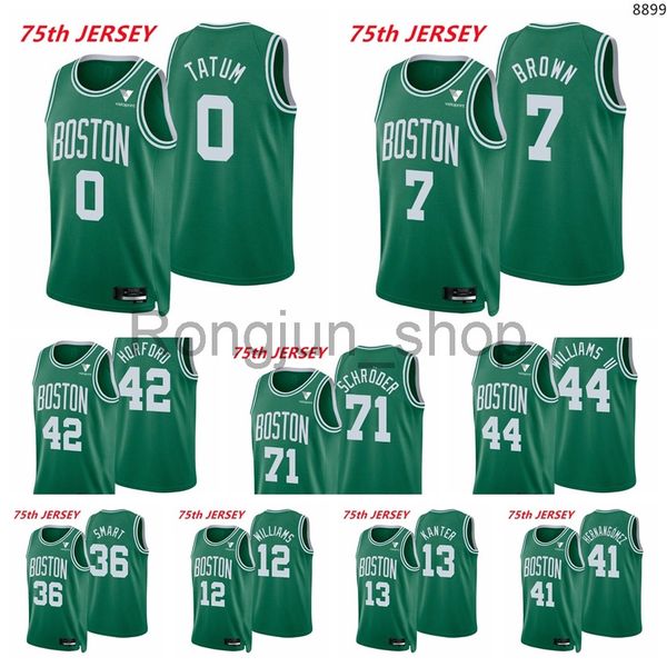 2021-22 75th anniversary printed mens basketball jayson tatum jaylen brown dennis schroder al horford williams marcus smart langford green j, Black
2021-22 75th anniversary printed mens basketball jayson tatum jaylen brown dennis schroder al horford williams marcus smart langford green j, Black