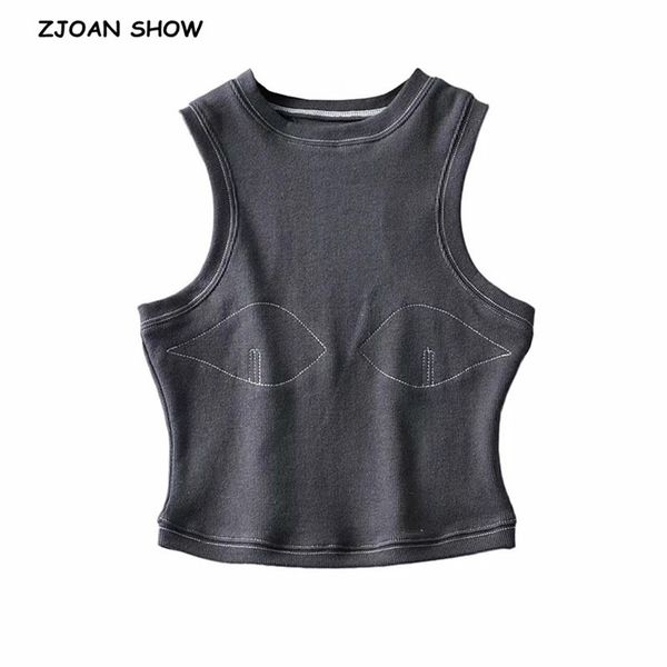 women's tanks & camis round collar fashion sleeveless knitted rib crop streetwear cropped sports women txie, White
women's tanks & camis round collar fashion sleeveless knitted rib crop streetwear cropped sports women txie, White