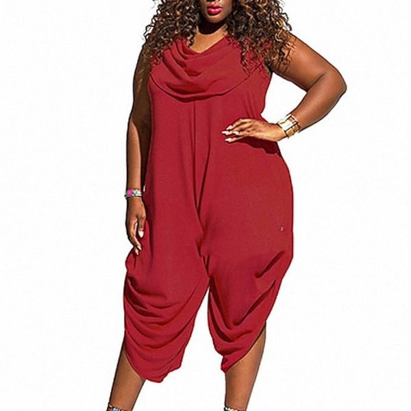 women's plus size jumpsuit plain sleeveless streetwear spring summer yellow wine white xl 3xl 4xl 5xl s42k#, Black
women's plus size jumpsuit plain sleeveless streetwear spring summer yellow wine white xl 3xl 4xl 5xl s42k#, Black