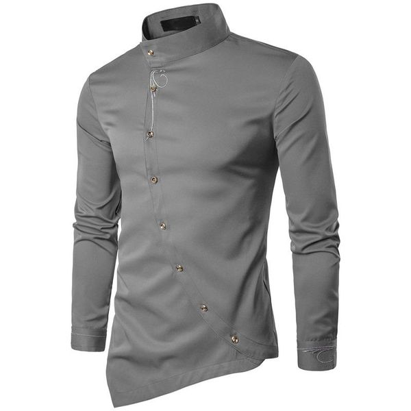 men's casual shirts ropa de hombre 2021 spring summer long sleeves dress shirt for men stand youth fashion personality multi-color, White;black
men's casual shirts ropa de hombre 2021 spring summer long sleeves dress shirt for men stand youth fashion personality multi-color, White;black
