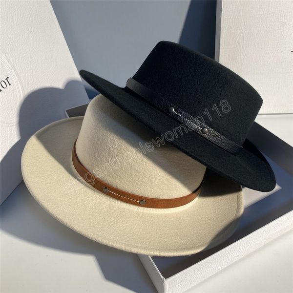 autumn winter classic belt solid fedoras cap men women leisure panama jazz hat, Blue;gray
autumn winter classic belt solid fedoras cap men women leisure panama jazz hat, Blue;gray