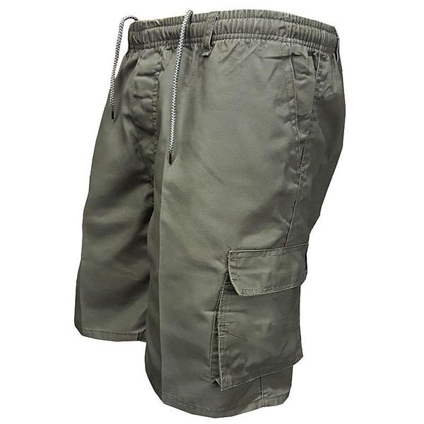 men's shorts casual cargo bag pants loose sports summer multi-pocket overalls outdoor, White;black
men's shorts casual cargo bag pants loose sports summer multi-pocket overalls outdoor, White;black