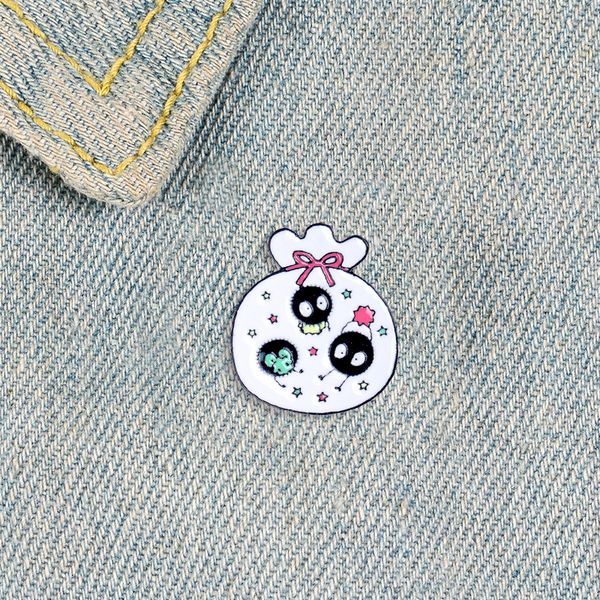 creative cartoon white parcel bag badge cute black ball metal enamel brooch trendy unique lapel backpack jewelry accessories gif, Blue
creative cartoon white parcel bag badge cute black ball metal enamel brooch trendy unique lapel backpack jewelry accessories gif, Blue