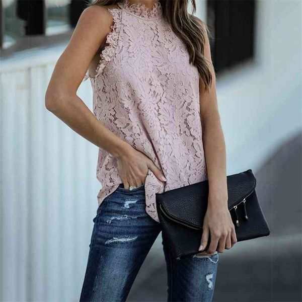 spring and summer european and american fashion new women's hollow lace sleeveless women's clothing women tshirt 210330, White
spring and summer european and american fashion new women's hollow lace sleeveless women's clothing women tshirt 210330, White