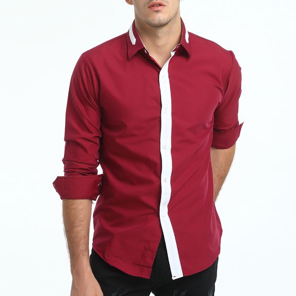 men's turn down collar long shredded cardigan shirt type thin single-breasted color matching, White;black
men's turn down collar long shredded cardigan shirt type thin single-breasted color matching, White;black