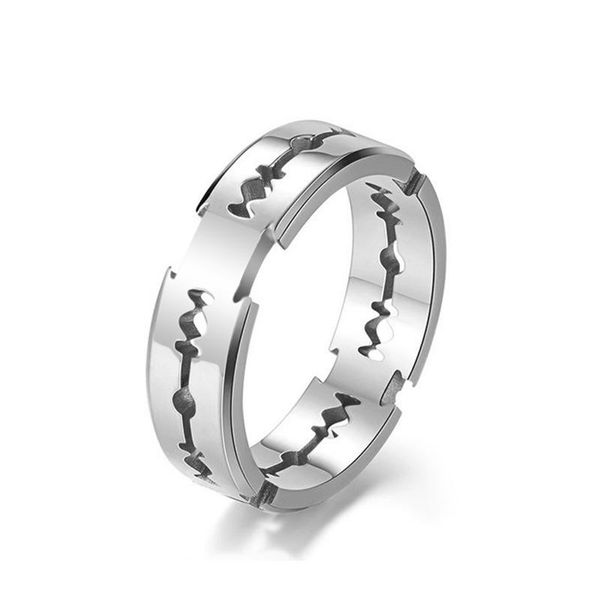 cluster rings women man razor blade shape jewelry stainless steel hollow out wedding ring gifts 2021 anillos mujer size 7 8 9 10 11, Golden;silver
cluster rings women man razor blade shape jewelry stainless steel hollow out wedding ring gifts 2021 anillos mujer size 7 8 9 10 11, Golden;silver