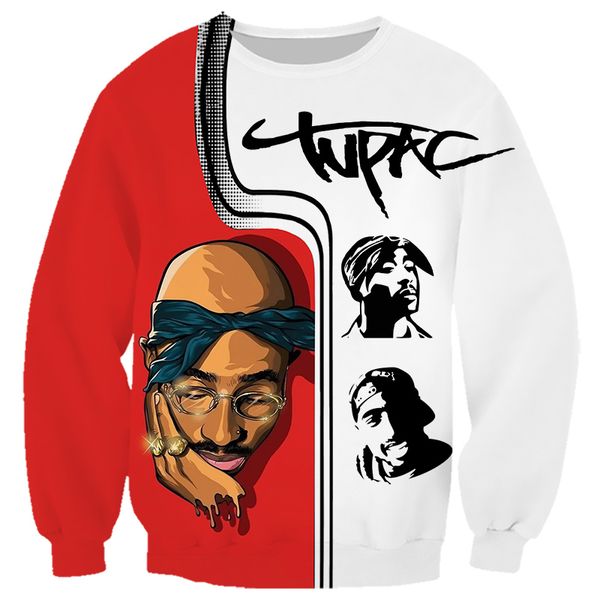 cloocl rapper 2pac mens sweatshirts 3d printed men clothing teens clothes casual style outfits, Black
cloocl rapper 2pac mens sweatshirts 3d printed men clothing teens clothes casual style outfits, Black