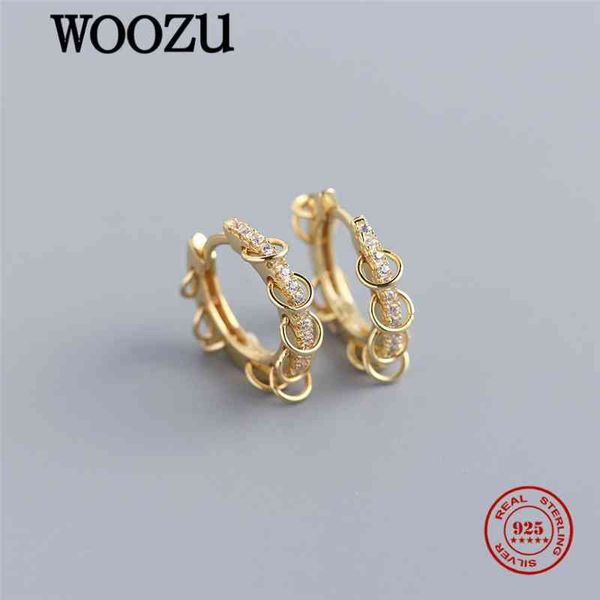 woozu luxury pave zircon punk rock circle hoop earrings for fashion women real 925 sterling silver bohemian charm jewelry gift, Golden
woozu luxury pave zircon punk rock circle hoop earrings for fashion women real 925 sterling silver bohemian charm jewelry gift, Golden