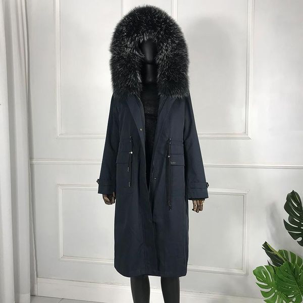 women's fur & faux women parkas real coats jacket 2021 winter warm fashion long hooded outerwear high quality, Black
women's fur & faux women parkas real coats jacket 2021 winter warm fashion long hooded outerwear high quality, Black