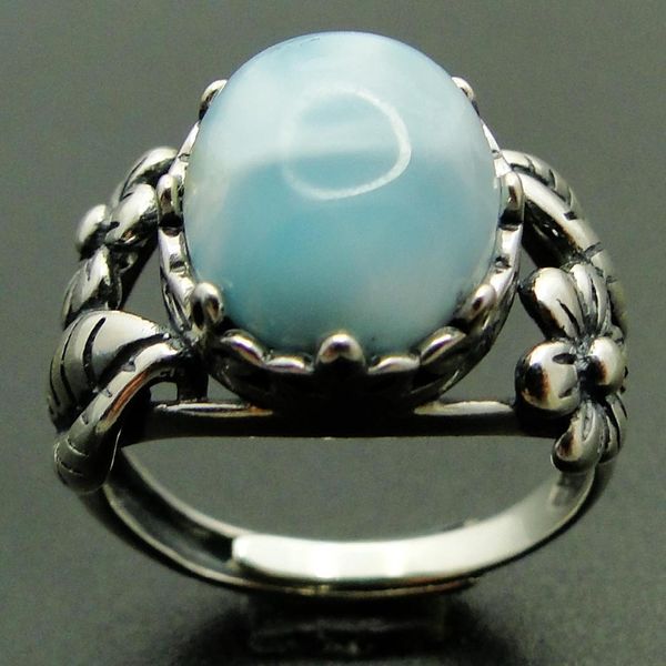 natural 100% 925 sterling silver jewelry vintage design oval larimar stone wedding women adjustable ring size, Slivery;golden
natural 100% 925 sterling silver jewelry vintage design oval larimar stone wedding women adjustable ring size, Slivery;golden