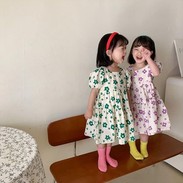 summer girls floral square collar girl dresses ruffle short sleeve sweet clothes for, Red;yellow
summer girls floral square collar girl dresses ruffle short sleeve sweet clothes for, Red;yellow