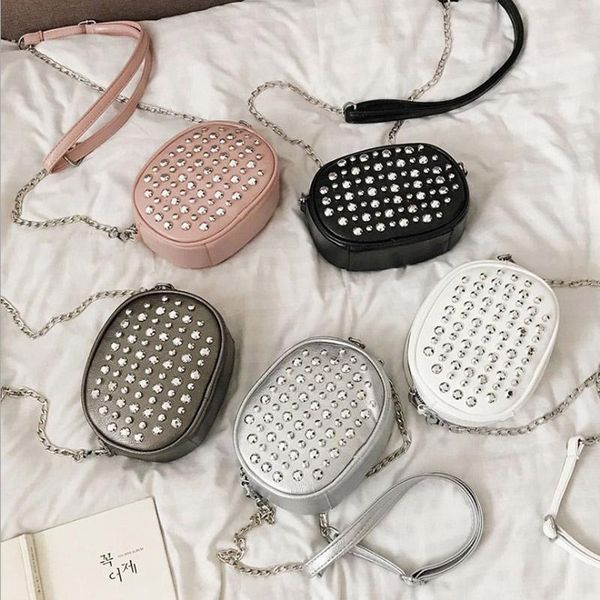 european and american fashion personality punk rivet pouch shoulder bag spring wild multifunctional waist retro chest wo bags
european and american fashion personality punk rivet pouch shoulder bag spring wild multifunctional waist retro chest wo bags