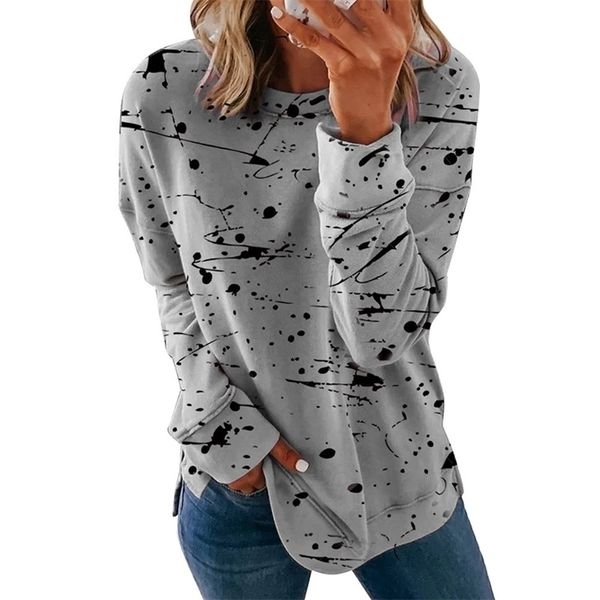 snake yx women's clothing autumn and winter new fashion women's graffiti printing loose long sleeve t-shirt casual plus size 21040, White
snake yx women's clothing autumn and winter new fashion women's graffiti printing loose long sleeve t-shirt casual plus size 21040, White