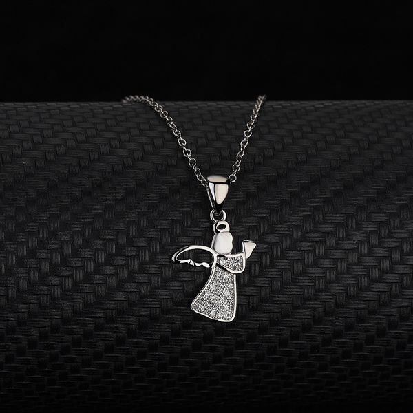 s925 silver love angel necklace women's fashion micro inlaid wing heart pendant short clavicle chain
s925 silver love angel necklace women's fashion micro inlaid wing heart pendant short clavicle chain