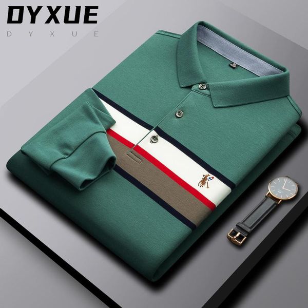 men's polos fashion designer brand embroidery turn down collar shirt cotton casual striped long sleeve men clothin, White;black
men's polos fashion designer brand embroidery turn down collar shirt cotton casual striped long sleeve men clothin, White;black