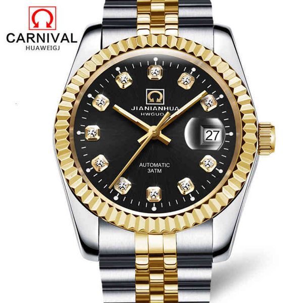 watch carnival mark gold automatic men luxury waterproof fashion lightweight business mechanical clock 2021 relogio masculino, Slivery;brown
watch carnival mark gold automatic men luxury waterproof fashion lightweight business mechanical clock 2021 relogio masculino, Slivery;brown