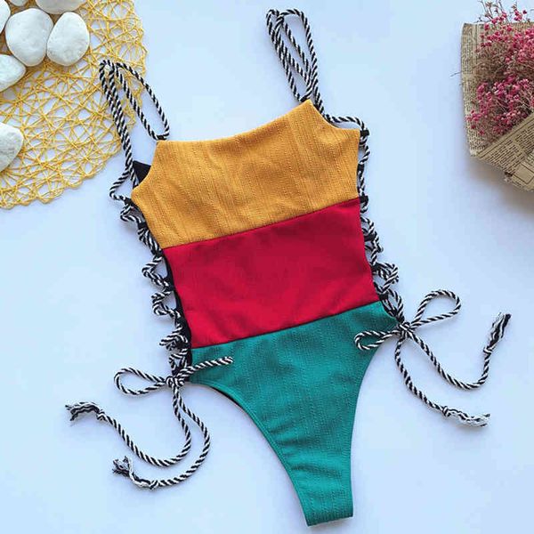 new 2021 ribbed splicing swimsuit women high cut swimwear female strappy monokini bather bathing suit swim wearing
new 2021 ribbed splicing swimsuit women high cut swimwear female strappy monokini bather bathing suit swim wearing