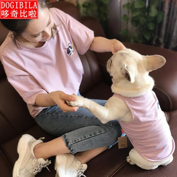 dog apparel thin cotton clothing short-sleeved parent-child striped vest teddy small cat clothes summer t shirt shirts
dog apparel thin cotton clothing short-sleeved parent-child striped vest teddy small cat clothes summer t shirt shirts