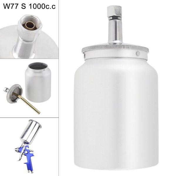 professional spray guns w77 1000ml stainless steel car paint gun pot with 3/8 inch air inlet and 3/5 screw thread connector for automotive
professional spray guns w77 1000ml stainless steel car paint gun pot with 3/8 inch air inlet and 3/5 screw thread connector for automotive