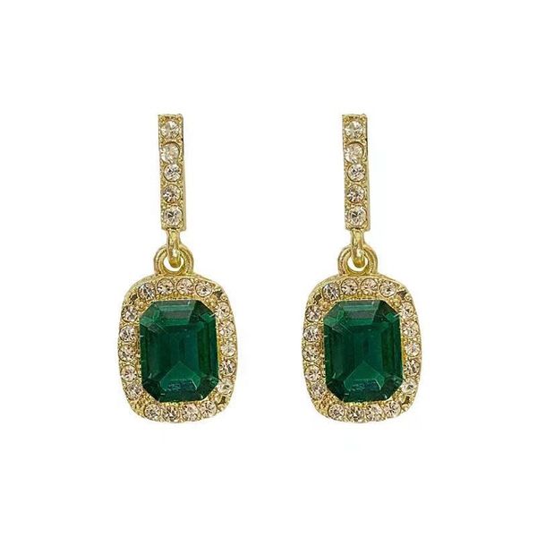 s2789 fashion jewelry s925 silver post earrings for women retro design geometric emerald square diamond rhinestone dangle stud earrings
s2789 fashion jewelry s925 silver post earrings for women retro design geometric emerald square diamond rhinestone dangle stud earrings