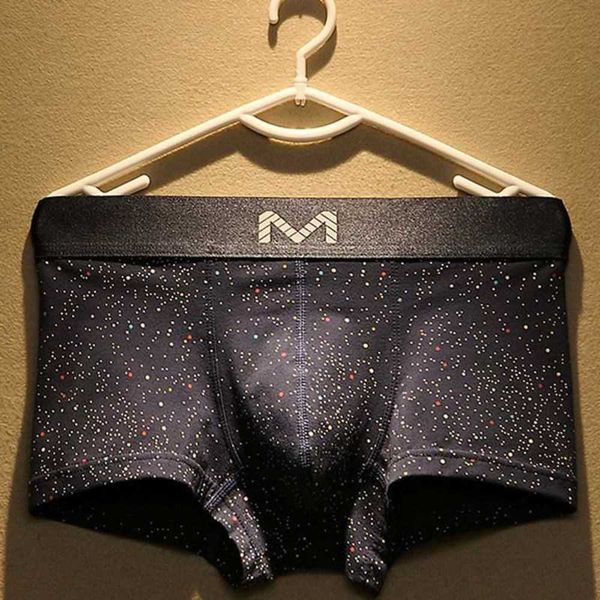 underpants 2 pairs of underwear, men's boxers, pure cotton youth dot star trend, loose and breathable boxer pants, Black;white
underpants 2 pairs of underwear, men's boxers, pure cotton youth dot star trend, loose and breathable boxer pants, Black;white