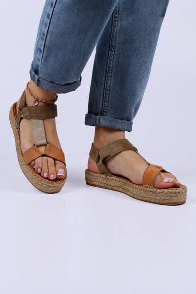 sandals orange-beige-mink genuine leather, Black
sandals orange-beige-mink genuine leather, Black