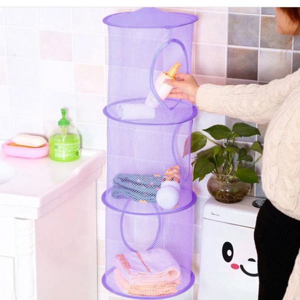 3shelf hanging bag storage convenient space saving mesh net organizer laundry toy towel socks closet wholesale & drop boxes bins
3shelf hanging bag storage convenient space saving mesh net organizer laundry toy towel socks closet wholesale & drop boxes bins