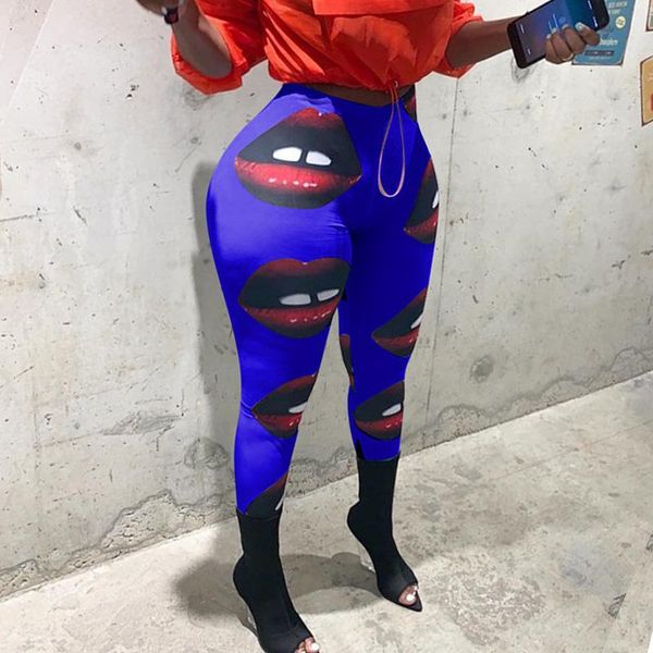 women's leggings hip hop lips print for women skinny slim stretch ankle-legnth yoga pants female fitness jogger punk workout, Black
women's leggings hip hop lips print for women skinny slim stretch ankle-legnth yoga pants female fitness jogger punk workout, Black