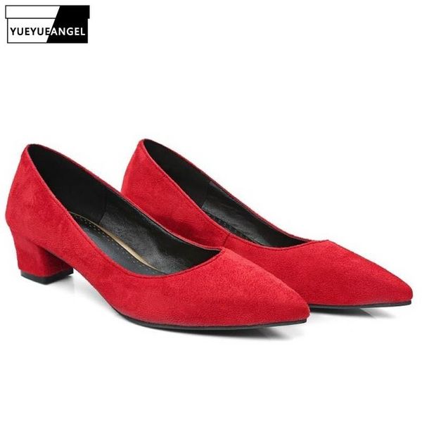 dress shoes plus size ol elegant ladies classic multi color wedding for women thick heel comfort pumps female party suede footwear red, Black
dress shoes plus size ol elegant ladies classic multi color wedding for women thick heel comfort pumps female party suede footwear red, Black