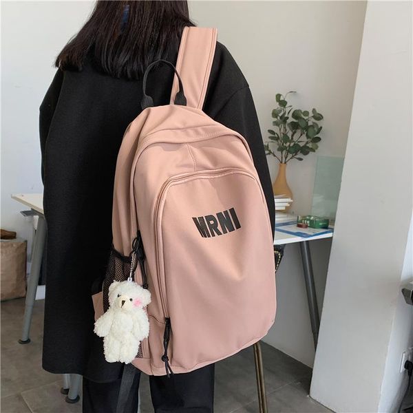large capacity schoolbag simple backpack korean high school junior nylon student bag
large capacity schoolbag simple backpack korean high school junior nylon student bag