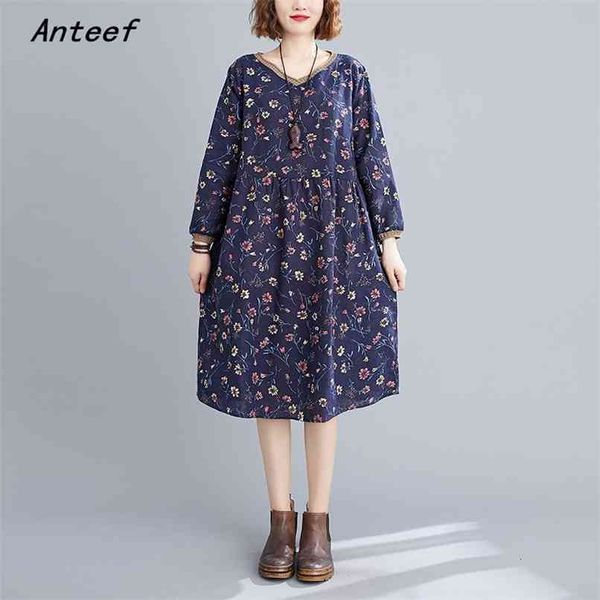 long sleeve plus size cotton linen vintage floral for women casual loose midi autumn dress elegant clothes ladies dresses 210517, Black;gray
long sleeve plus size cotton linen vintage floral for women casual loose midi autumn dress elegant clothes ladies dresses 210517, Black;gray