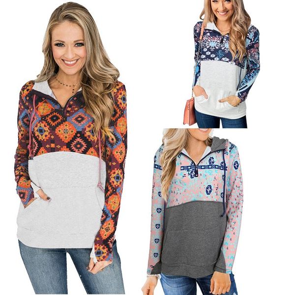 women's hoodies & sweatshirts women vintage color block patchwork zip collar hoodie pullover sweatshirt, Black
women's hoodies & sweatshirts women vintage color block patchwork zip collar hoodie pullover sweatshirt, Black