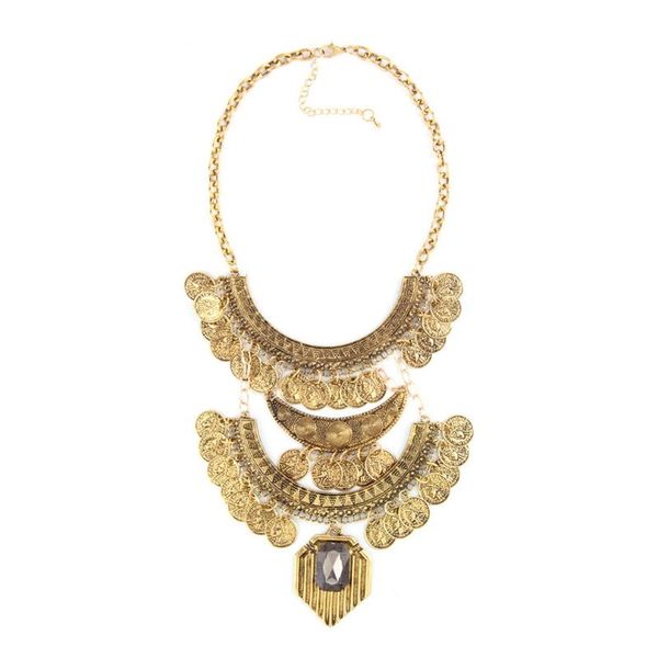 fashion women coin pendant necklace chain vintage statement arrival wedding accessories necklaces, Silver
fashion women coin pendant necklace chain vintage statement arrival wedding accessories necklaces, Silver