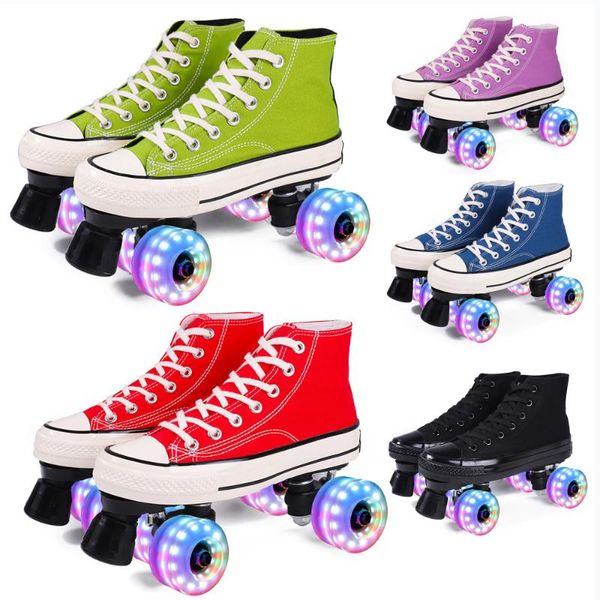 inline & roller skates 2021 canvas man woman flashing quad skating shoes sneakers 4 wheels 2 row line outdoor gym sports euro size
inline & roller skates 2021 canvas man woman flashing quad skating shoes sneakers 4 wheels 2 row line outdoor gym sports euro size