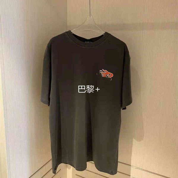2022 factory wholesale new summer + ss flame printed short sleeve t-shirt for men and women 070905, White
2022 factory wholesale new summer + ss flame printed short sleeve t-shirt for men and women 070905, White