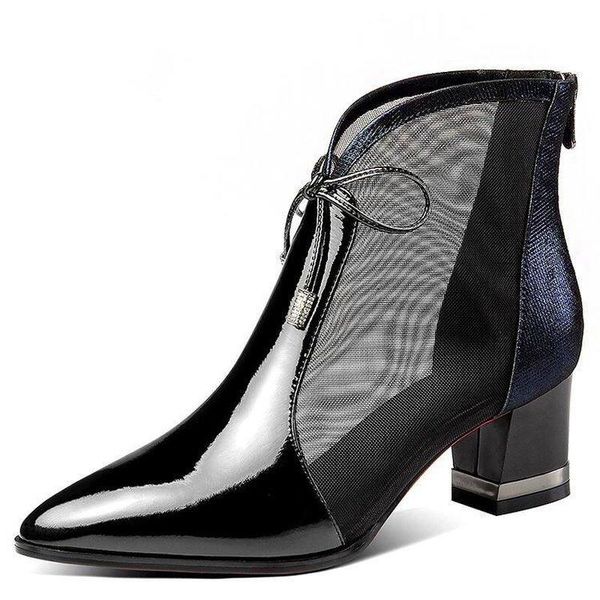sandals women's hollow high heels 2021 summer mesh thick heel color matching pointed women, Black
sandals women's hollow high heels 2021 summer mesh thick heel color matching pointed women, Black