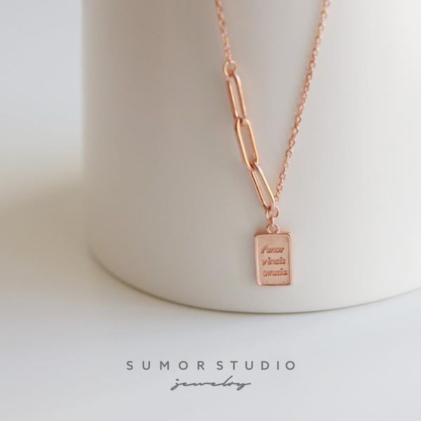 chains love can overcome all asymmetric minimalist square latin letters tags necklace female, Silver
chains love can overcome all asymmetric minimalist square latin letters tags necklace female, Silver