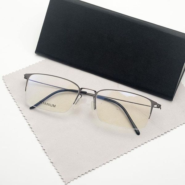 fashion sunglasses frames oversized titanium rim square glasses frame business men eyewear no screw hand-made myopia optical ey, Black
fashion sunglasses frames oversized titanium rim square glasses frame business men eyewear no screw hand-made myopia optical ey, Black