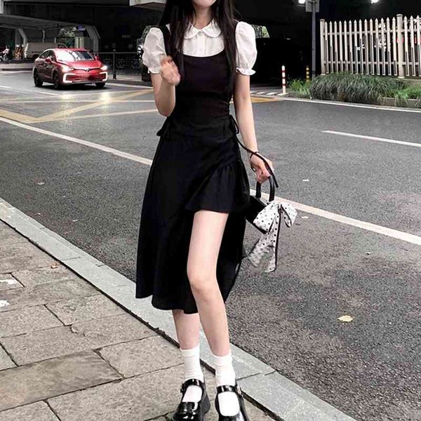 casual dresses black gothic y2k midi women elegant korean vintage beach party summer ladies kawaii clothes yml5, Black;gray
casual dresses black gothic y2k midi women elegant korean vintage beach party summer ladies kawaii clothes yml5, Black;gray
